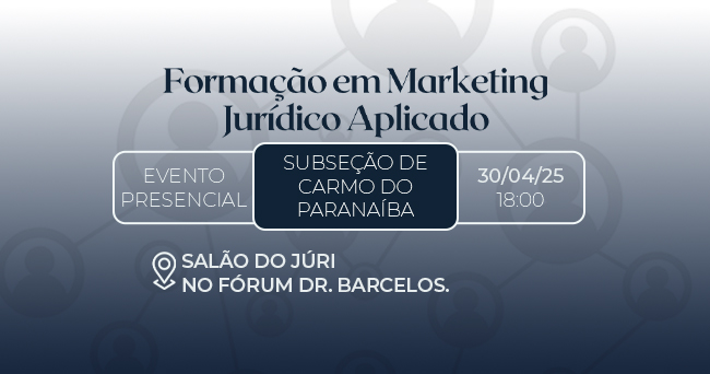 FORMAÇÃO EM MARKETING JURÍDICO APLICADO